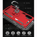 For Galaxy Note 10+ Armor Shockproof TPU + PC Protective Case with 360 Degree Rotation Holder(Black)