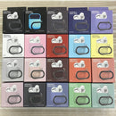 Anti-fall Silicone Charging Box Protective Case with Carabiner for AirPods 2(Sky Blue)