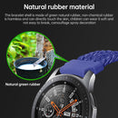 20mm Universal Nylon Weave Watch Band (Black White)