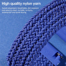 20mm Universal Nylon Weave Watch Band (Black White)