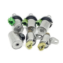 6 PCS Car Gearbox Solenoid Valve Transmission Set for Mazda / Ford