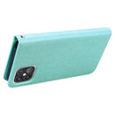 Rose Embossed Horizontal Flip PU Leather Case with Holder & Card Slots & Wallet For iPhone 12 Pro(Green)
