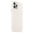 Magnetic Liquid Silicone Full Coverage Shockproof Magsafe Case with Magsafe Charging Magnet For iPhone 12 / 12 Pro(White)