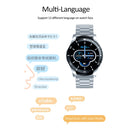 B3P 1.3 inch Touch Screen Smart Watch, Support Sleep Monitor / Heart Rate Monitor / Blood Pressure Monitor, Style: Steel Strap(Silver)