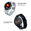 B3P 1.3 inch Touch Screen Smart Watch, Support Sleep Monitor / Heart Rate Monitor / Blood Pressure Monitor, Style: Steel Strap(Silver)