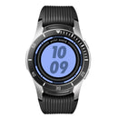 B3P 1.3 inch Touch Screen Smart Watch, Support Sleep Monitor / Heart Rate Monitor / Blood Pressure Monitor, Style: Silicone Strap(Black Silver)