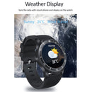 B3P 1.3 inch Touch Screen Smart Watch, Support Sleep Monitor / Heart Rate Monitor / Blood Pressure Monitor, Style: Silicone Strap(Black Silver)