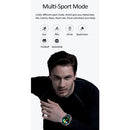 B3P 1.3 inch Touch Screen Smart Watch, Support Sleep Monitor / Heart Rate Monitor / Blood Pressure Monitor, Style: Silicone Strap(Black Silver)