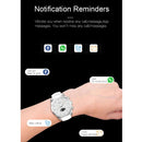 T4M 0.49 inch OLED Screen 30m Waterproof Smart Quartz Watch, Support Sleep Monitor / Heart Rate Monitor / Blood Pressure Monitor, Style: Leather Strap(Black)