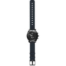 T4M 0.49 inch OLED Screen 30m Waterproof Smart Quartz Watch, Support Sleep Monitor / Heart Rate Monitor / Blood Pressure Monitor, Style: Silicone Strap(Blue)