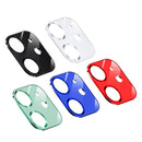 USAMS US-BH706 One-piece Metal Frame Rear Camera Lens Tempered Glass Film For iPhone 12 mini(Black)