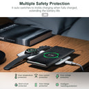 ROCK W32 15W 2 In 1 Portable Wireless Charger for Huawei Watch & Mobile Phone