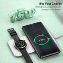 ROCK W32 15W 2 In 1 Portable Wireless Charger for Huawei Watch & Mobile Phone