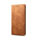 For Samsung Galaxy A31 GUSSIM GS-001 Business Style Horizontal Flip Skin Feel PU Leather Case with Holder & Card Slots & Wallet & Photo Frame(Brown)