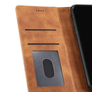 For Samsung Galaxy A31 GUSSIM GS-001 Business Style Horizontal Flip Skin Feel PU Leather Case with Holder & Card Slots & Wallet & Photo Frame(Brown)
