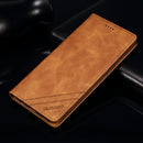 For Samsung Galaxy A31 GUSSIM GS-001 Business Style Horizontal Flip Skin Feel PU Leather Case with Holder & Card Slots & Wallet & Photo Frame(Brown)