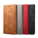 For Samsung Galaxy A31 GUSSIM GS-001 Business Style Horizontal Flip Skin Feel PU Leather Case with Holder & Card Slots & Wallet & Photo Frame(Brown)