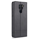 For Xiaomi Redmi Note 9 / 10X AZNS Magnetic Calf Texture Horizontal Flip Leather Case with Card Slots & Holder & Wallet(Black)