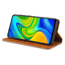 For Xiaomi Redmi Note 9 / 10X AZNS Magnetic Calf Texture Horizontal Flip Leather Case with Card Slots & Holder & Wallet(Dark Blue)