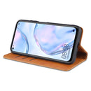 For Xiaomi Mi 10T / 10T Pro / Redmi K30s AZNS Magnetic Calf Texture Horizontal Flip Leather Case with Card Slots & Holder & Wallet(Dark Brown)
