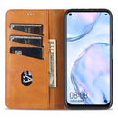 For Xiaomi Mi 10T / 10T Pro / Redmi K30s AZNS Magnetic Calf Texture Horizontal Flip Leather Case with Card Slots & Holder & Wallet(Dark Brown)
