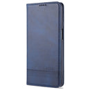 For Xiaomi Redmi Note 9 Pro / Note 9s AZNS Magnetic Calf Texture Horizontal Flip Leather Case with Card Slots & Holder & Wallet(Dark Blue)