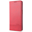 For Xiaomi Redmi Note 9 Pro / Note 9s AZNS Magnetic Calf Texture Horizontal Flip Leather Case with Card Slots & Holder & Wallet(Red)