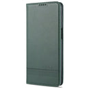 For Xiaomi Redmi Note 9 Pro / Note 9s AZNS Magnetic Calf Texture Horizontal Flip Leather Case with Card Slots & Holder & Wallet(Drak Green)