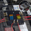 CS-1222A1 High Current Independent Positive and Negative 6-way LED Indicator Plug Fuse Box