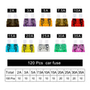 ZH-1094B1 120 PCS 2A-35A Car Fuse Set