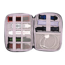 Portable Travel Watchband Strap Storage Bag Protective Box, Style:Single Layer M(Black)