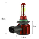 F8 9006 2 PCS DC9-36V 22W 2500LM IP68 Car LED Headlight Lamps(6000K White Light)