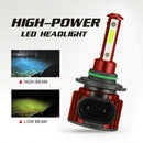 F8 9006 2 PCS DC9-36V 22W 2500LM IP68 Car LED Headlight Lamps(6000K White Light)