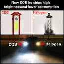 F8 9006 2 PCS DC9-36V 22W 2500LM IP68 Car LED Headlight Lamps(6000K White Light)