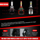 F8 9006 2 PCS DC9-36V 22W 2500LM IP68 Car LED Headlight Lamps(6000K White Light)