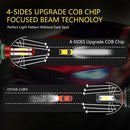 F8 9006 2 PCS DC9-36V 22W 2500LM IP68 Car LED Headlight Lamps(8000K Blue Light)