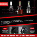 F8 H7 2 PCS DC9-36V 22W 2500LM IP68 Car LED Headlight Lamps(6000K White Light)