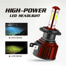 F8 H7 2 PCS DC9-36V 22W 2500LM IP68 Car LED Headlight Lamps(6000K White Light)
