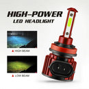 F8 H8 / H9 / H11 2 PCS DC9-36V 22W 2500LM IP68 Car LED Headlight Lamps(8000K Blue Light)