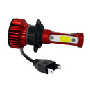 V4 H7 2 PCS DC9-36V 22W 2500LM 8000K Ice Blue Light IP68 Car LED Headlight Lamps(Red)
