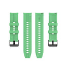 For Huawei Watch GT 2 Pro Silicone Watch Band with Black Steel Buckle(Mint Green)