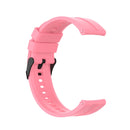 For Huawei Watch GT 2 Pro Silicone Watch Band with Black Steel Buckle(Pink)