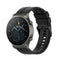 For Huawei Watch GT 2 Pro Silicone Watch Band with Black Steel Buckle(Black)
