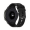 For Huawei Watch GT 2 Pro Silicone Watch Band with Black Steel Buckle(Black)
