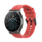For Huawei Watch GT 2 Pro Silicone Watch Band with Black Steel Buckle(Red)