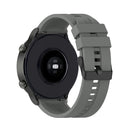 For Huawei Watch GT 2 Pro Silicone Watch Band with Black Steel Buckle(Grey)