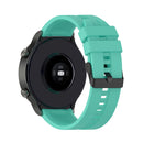 For Huawei Watch GT 2 Pro Silicone Watch Band with Black Steel Buckle(Aurora Blue)