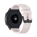 For Huawei Watch GT 2 Pro Silicone Watch Band with Black Steel Buckle(Quicksand Pink)