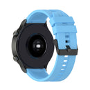 For Huawei Watch GT 2 Pro Silicone Watch Band with Black Steel Buckle(Sky Blue)