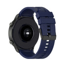 For Huawei Watch GT 2 Pro Silicone Watch Band with Black Steel Buckle(Midnight Blue)
